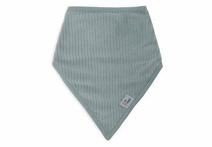 Jollein - Slab Bandana Velvet Rib - Sea Green/Ivory - 2 Stuks