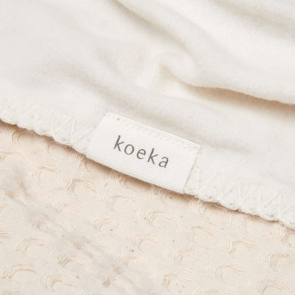 Koeka - Wiegdeken Cotton Fleece Wafel Amsterdam natural