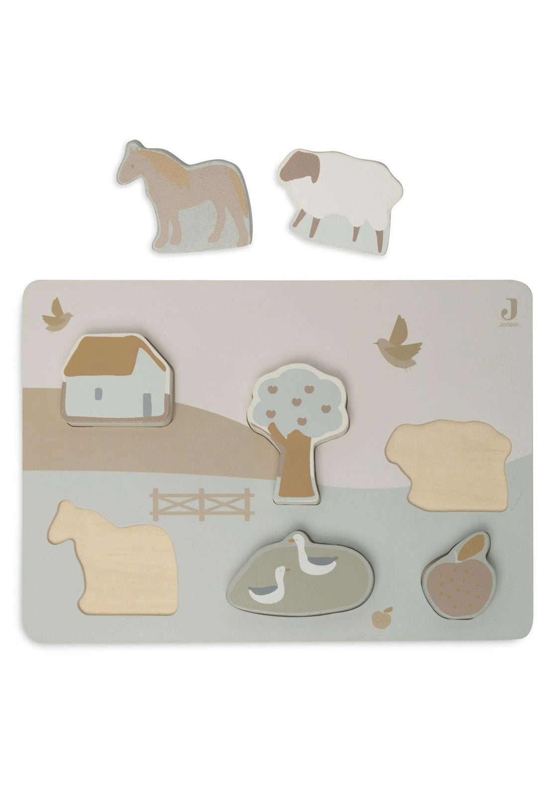 Houten puzzel farm