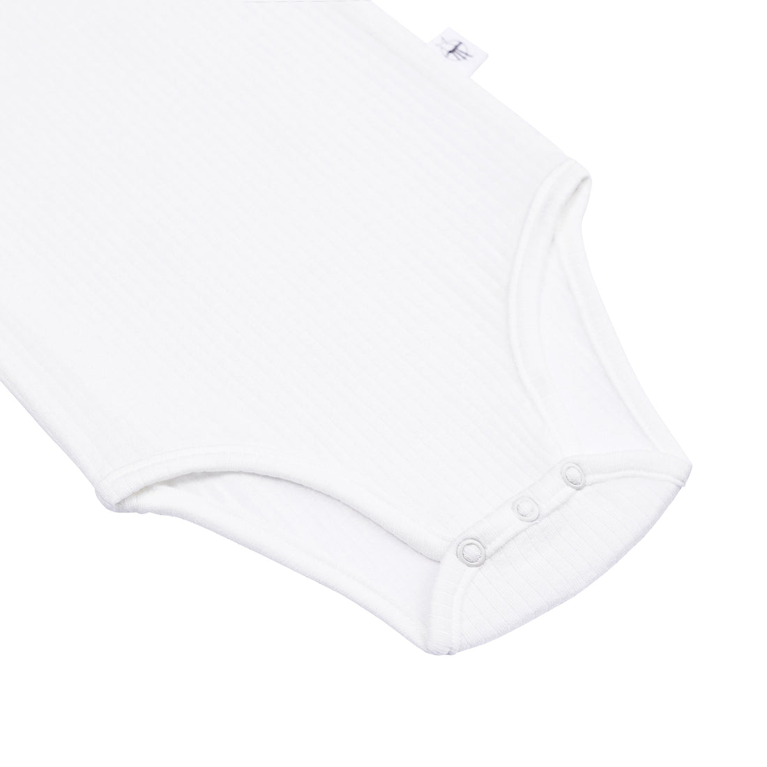 LÄSSIG - Sleeveless Baby Body - Eucalyptus Ribbed, milky