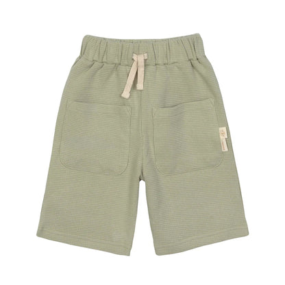 Lässig Shorts Waffle GOTS - Light Khaki