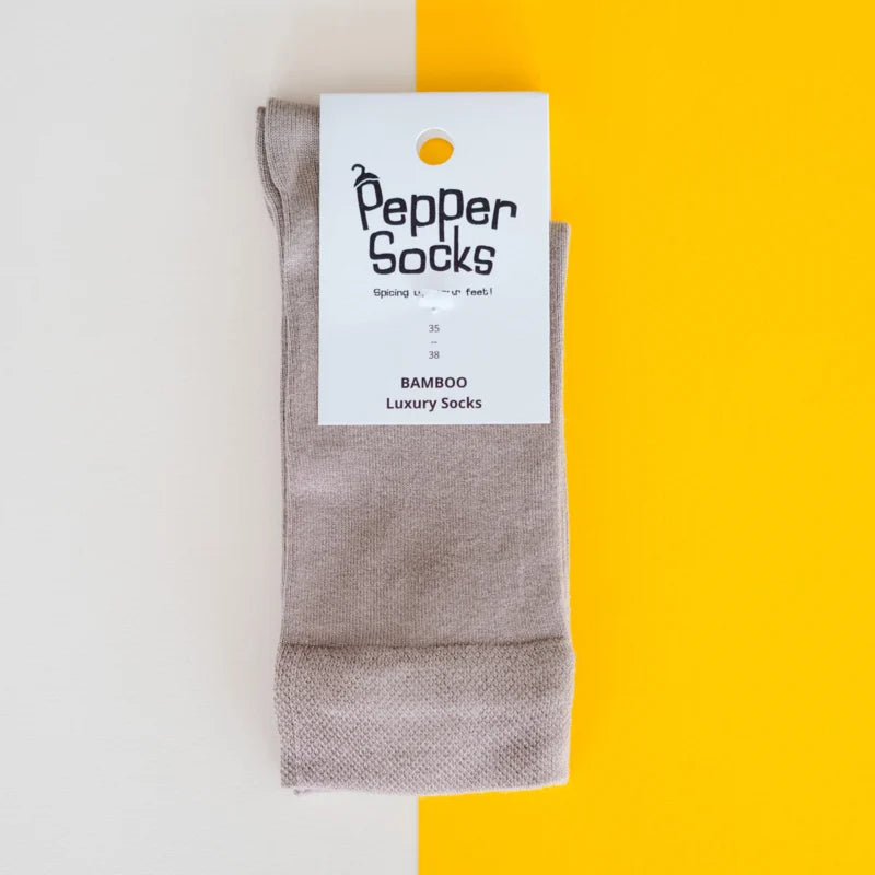 Pepper socks - Bamboo - Medium Beige