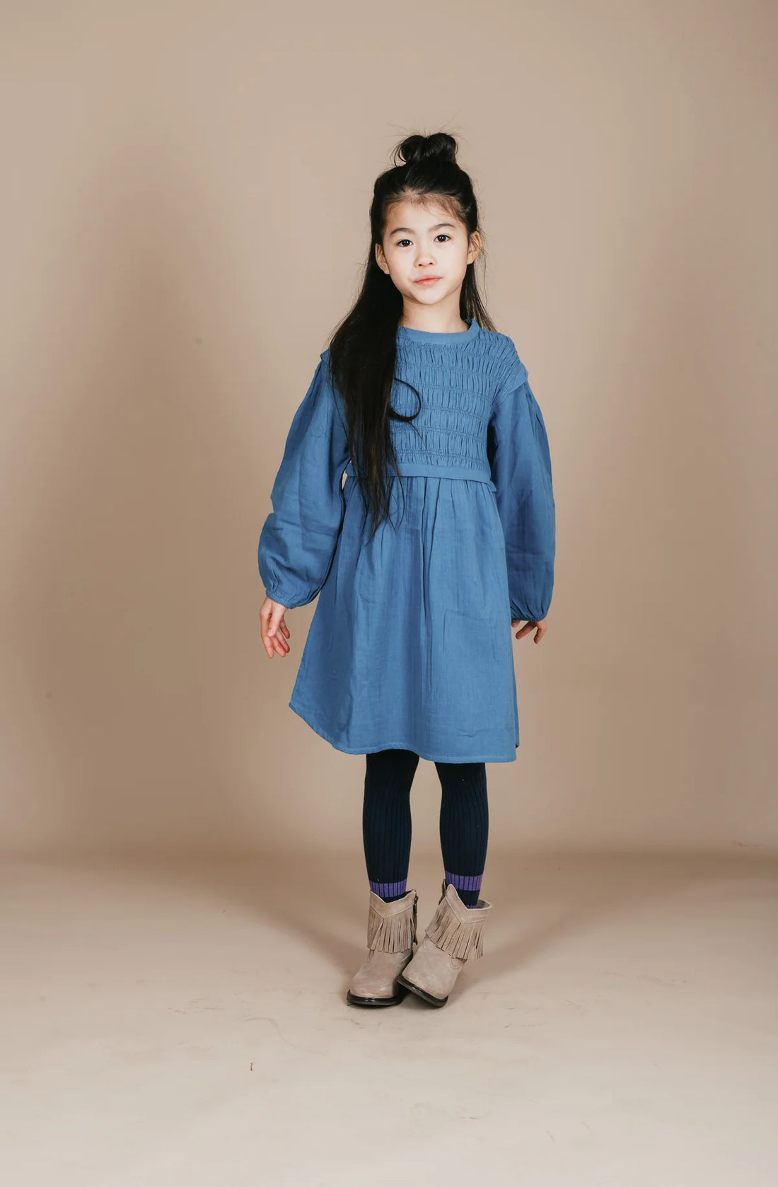 SMOCKING DRESS | CORONET BLUE