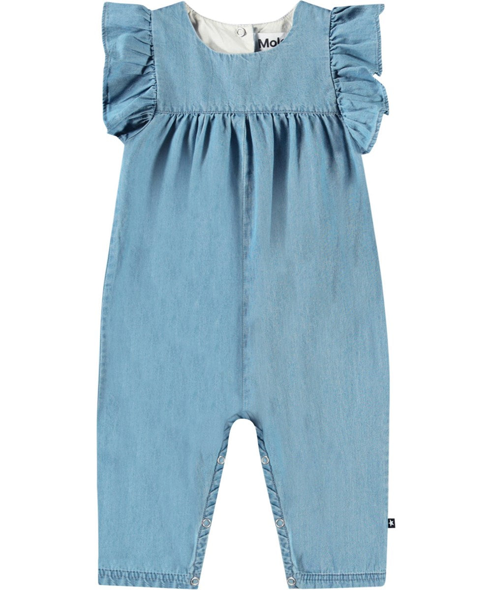 Fifi sky indigo playsuit