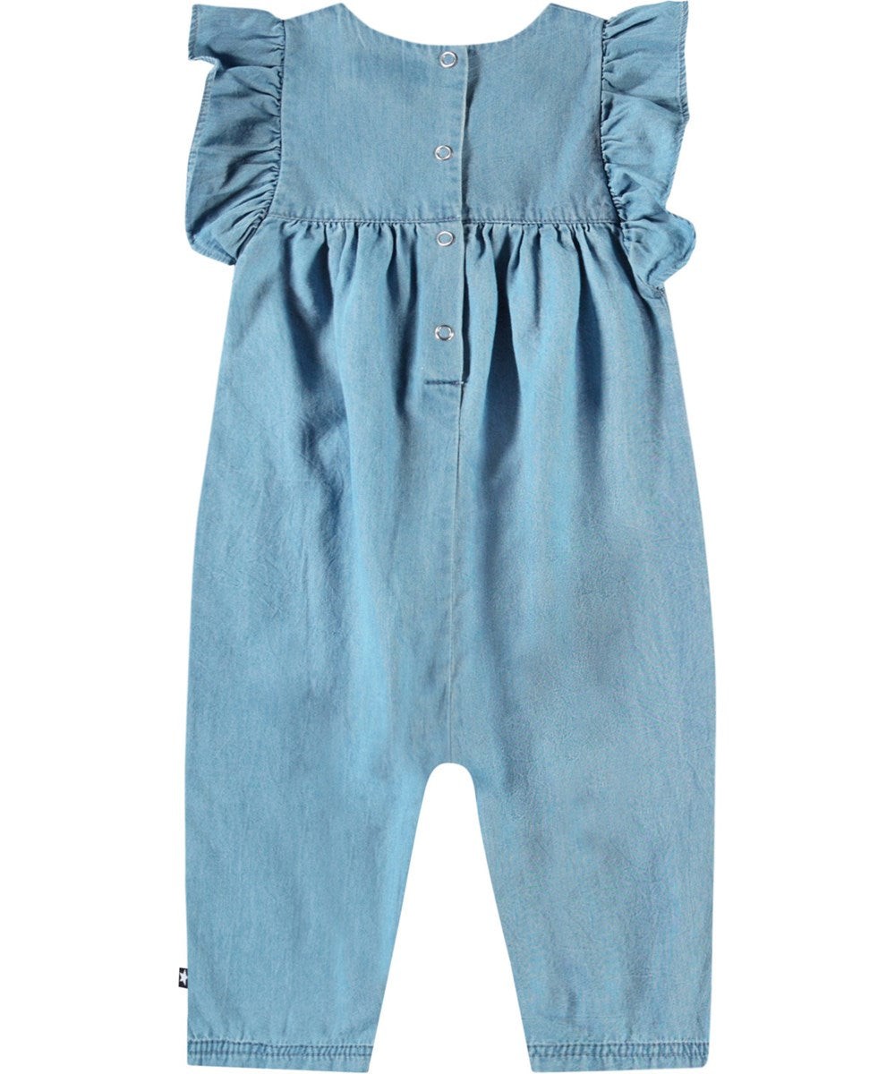 Fifi sky indigo playsuit