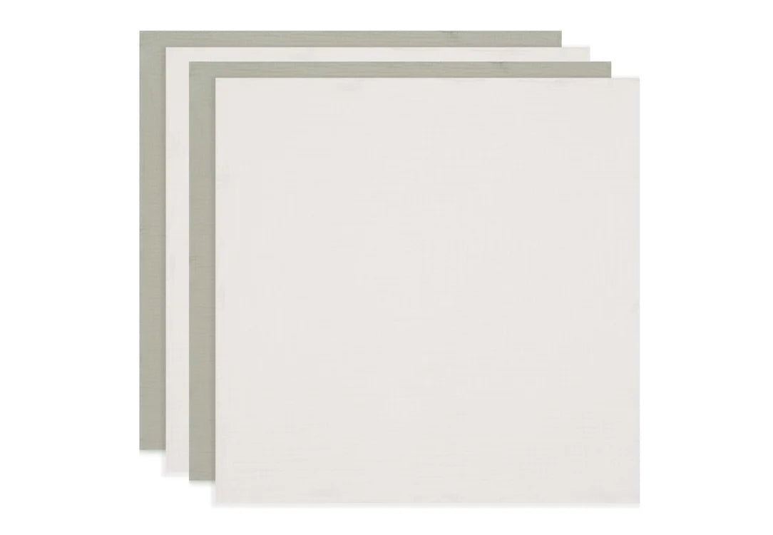 hydrofiele multidoeken olive green/ivory 70 x 70cm 4pack