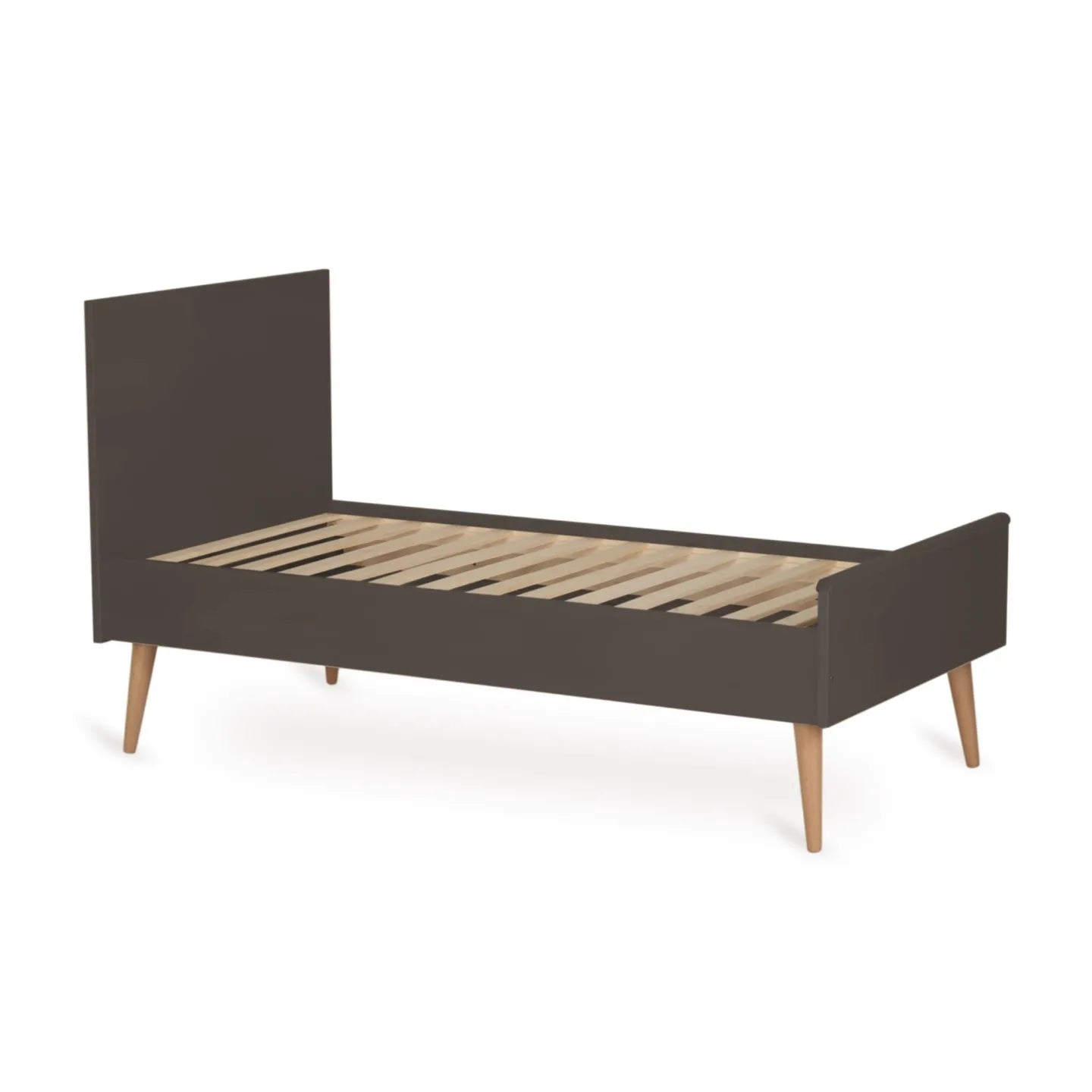 Quax - Cocoon Meegroei Bed - 140 x 70 cm -Moss