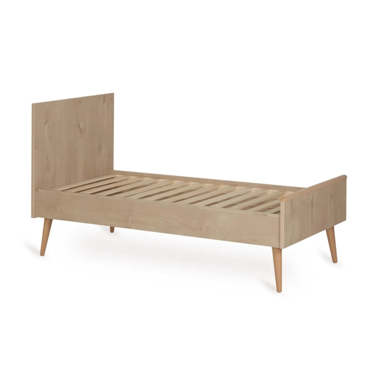 Quax - Cocoon Meegroei Bed - 140 x 70 cm - Natural Oak