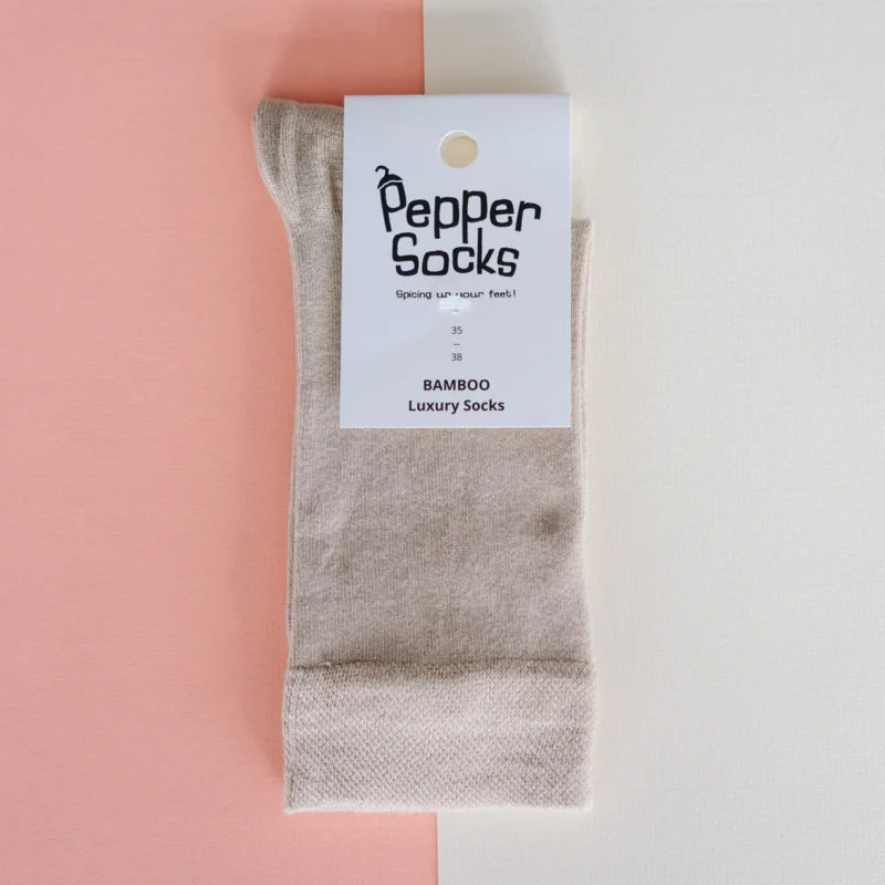 Pepper socks - Bamboo - Beige