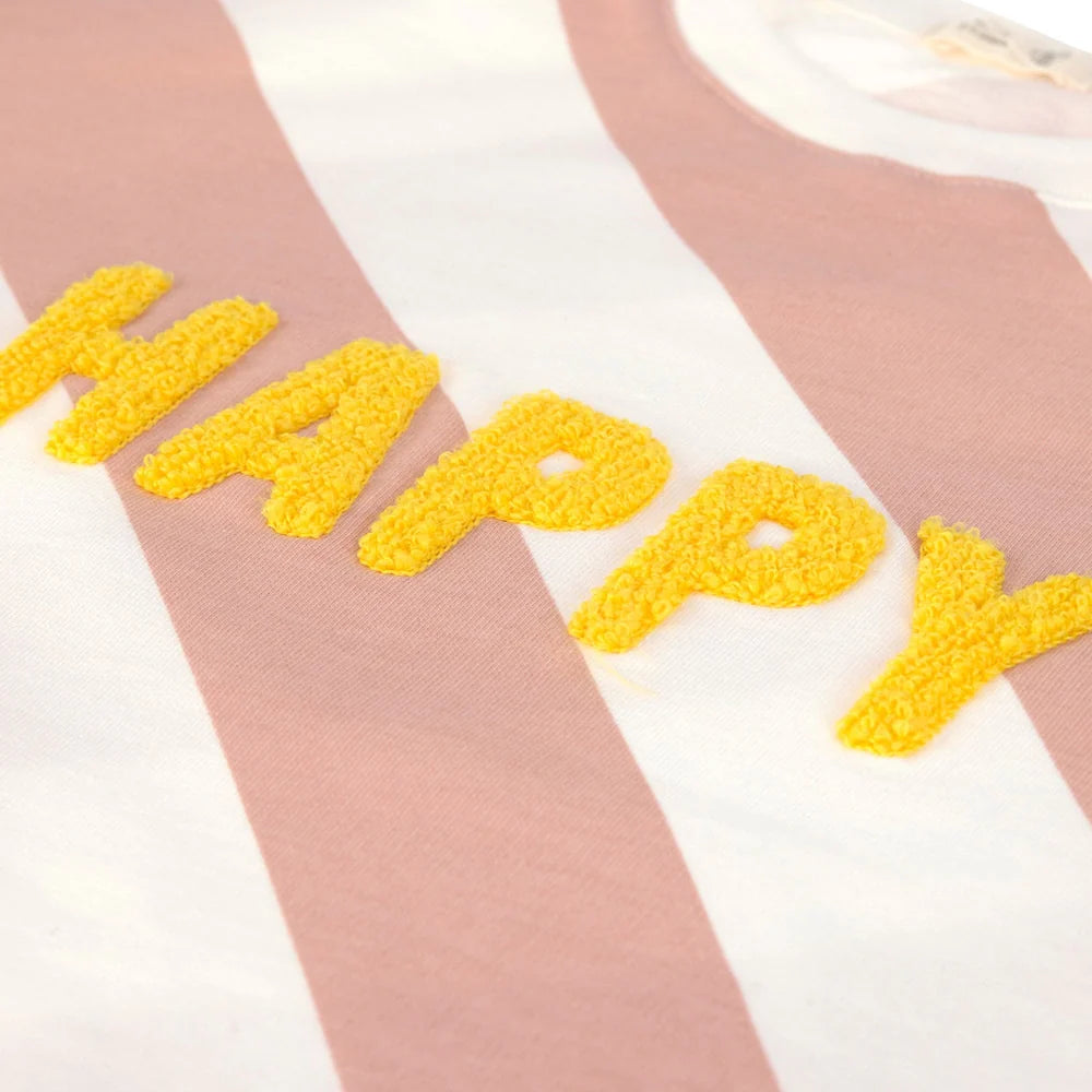 Lässig Kids Sweater GOTS - Happy Milky/Peach