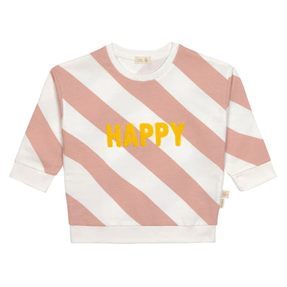 Lässig Kids Sweater GOTS - Happy Milky/Peach