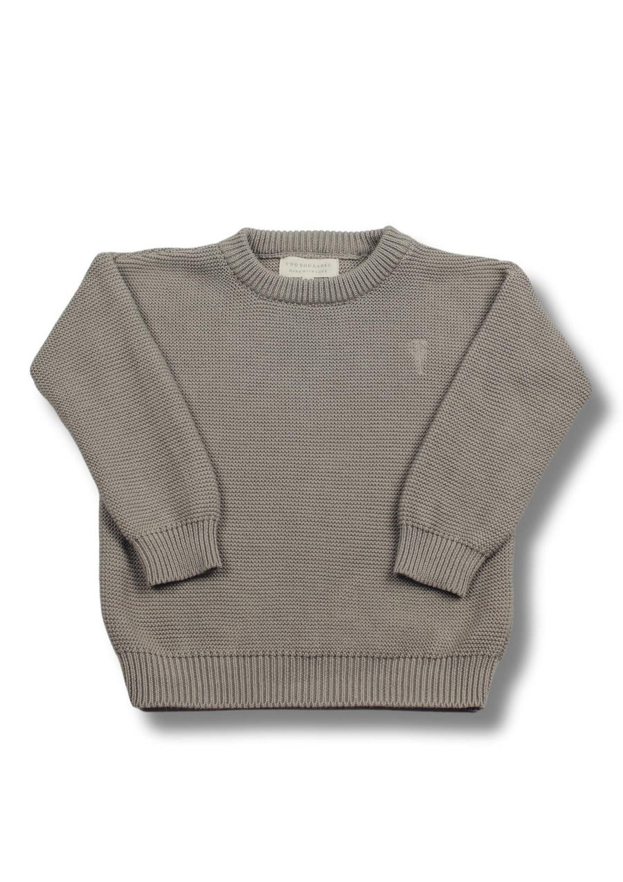 Noah knitted jumper | Taupe