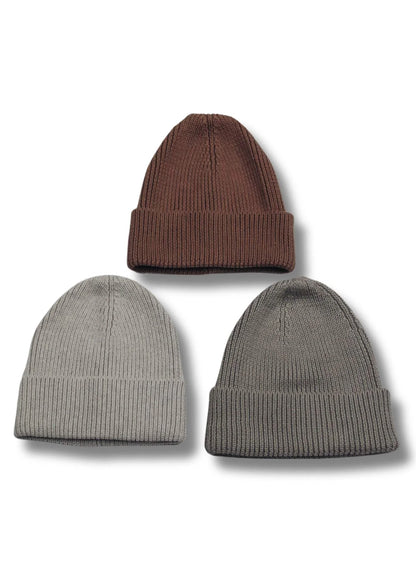 Knitted beanie | Taupe