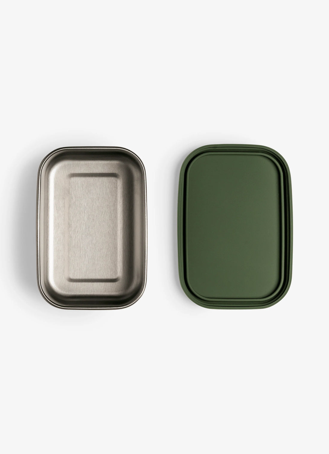 Mini Stainless Steel snack box - Green