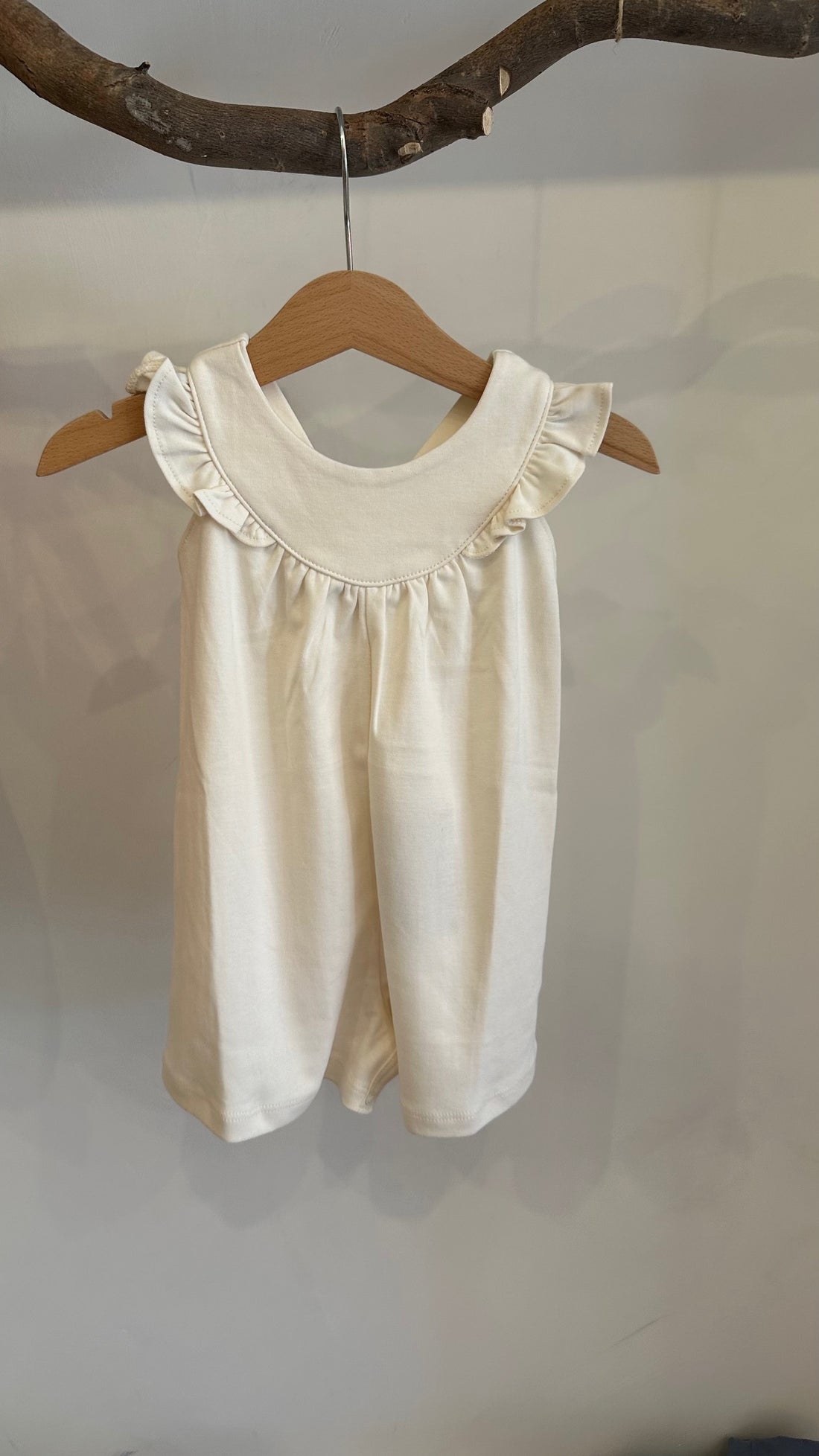 Uaua Romper With Angel Wings - crema