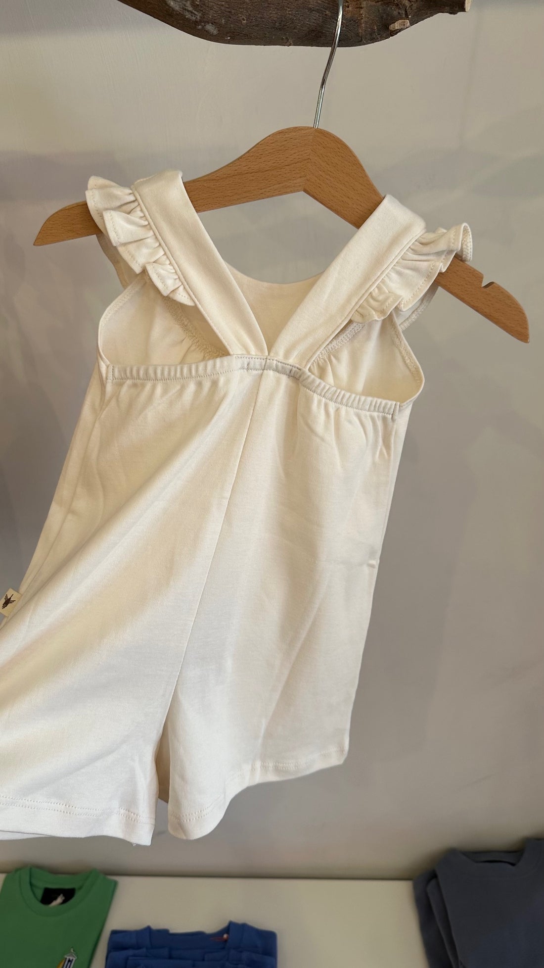 Uaua Romper With Angel Wings - crema