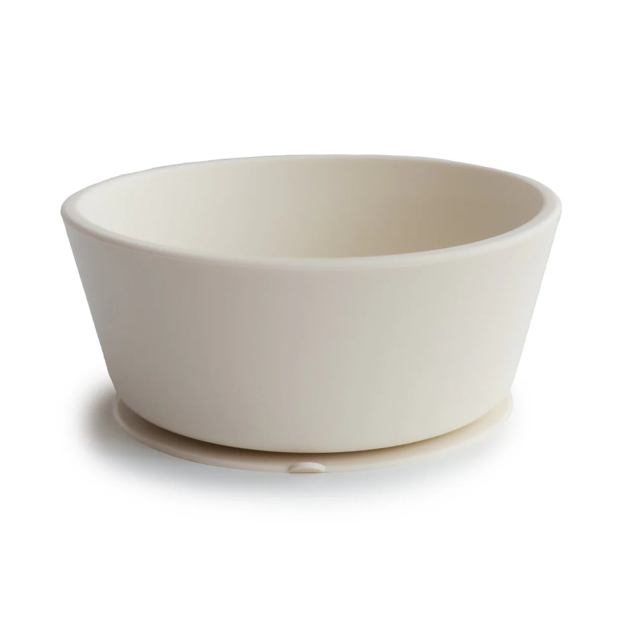 Mushie - Silicone suction bowl Ivory