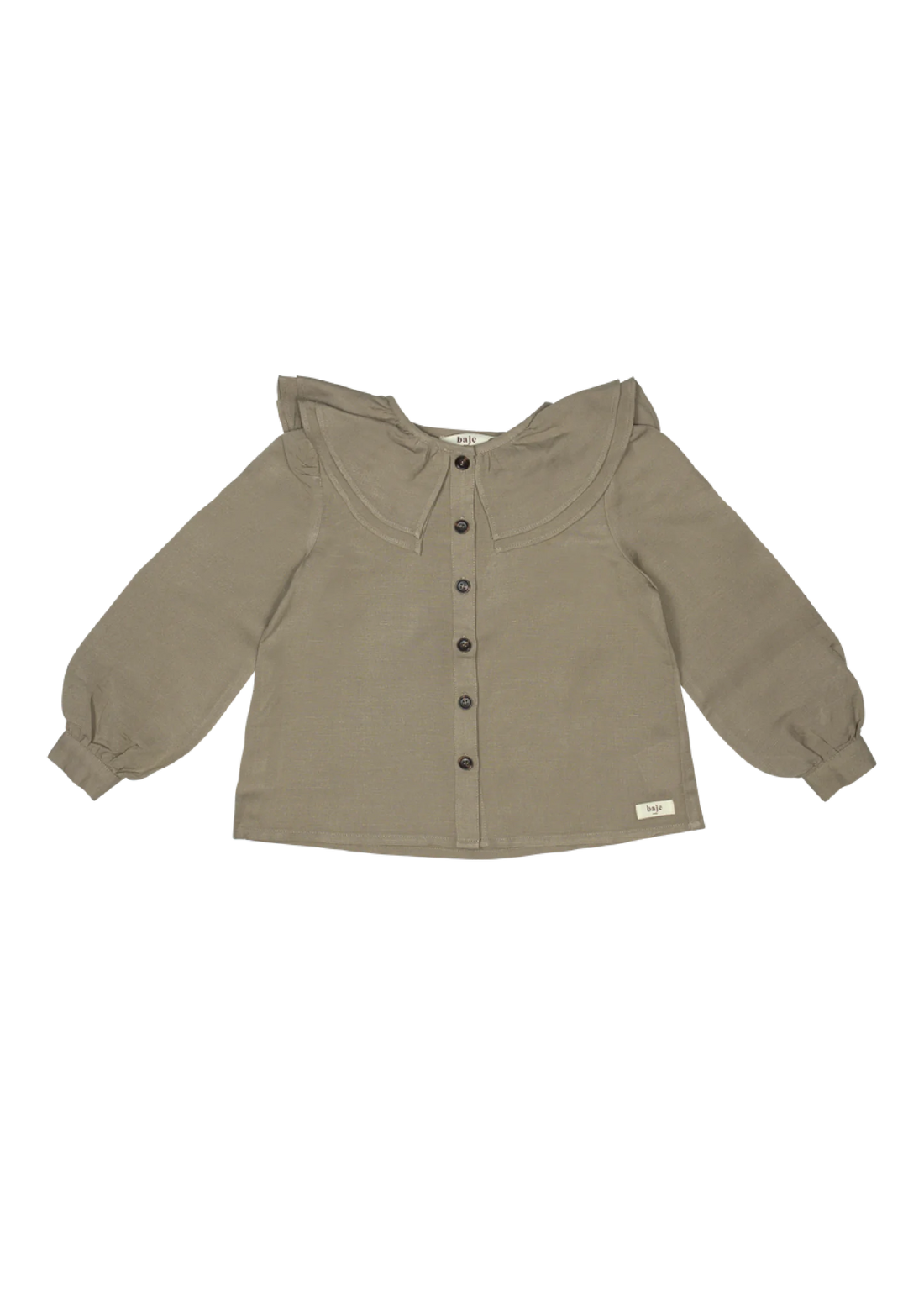 Baje - blouse Maida taupe LAATSTE STUK! 134/140