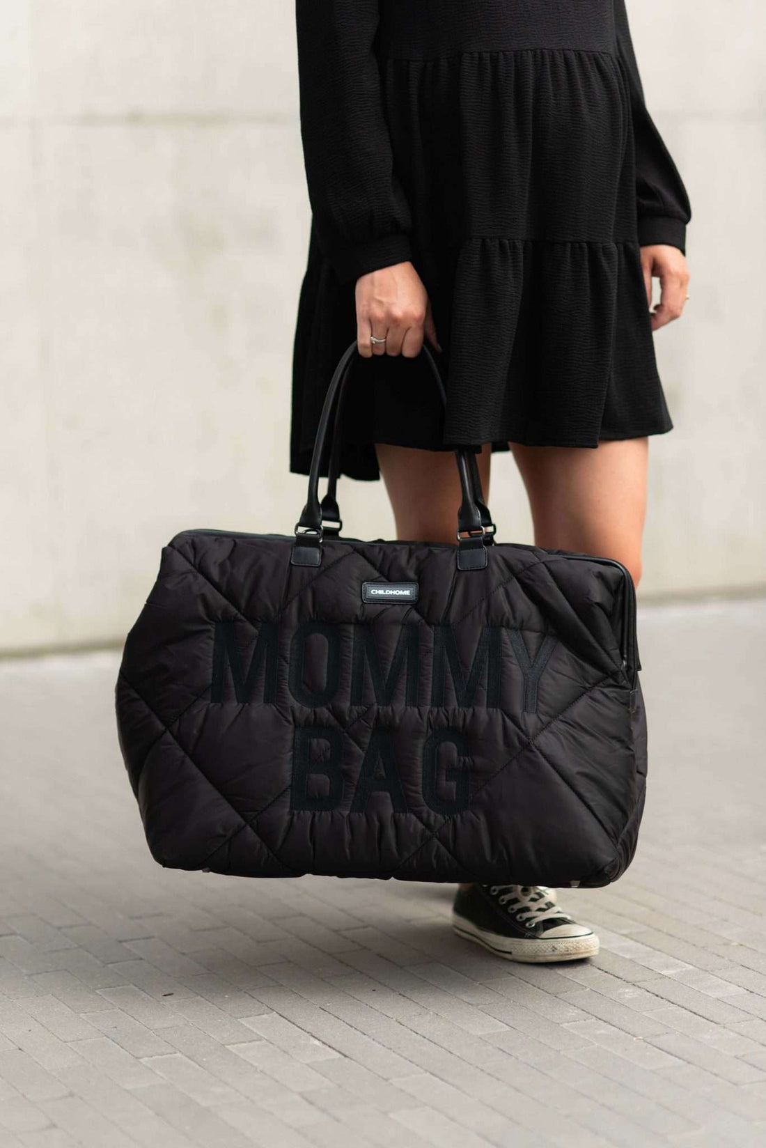 Mommy Bag - gewatteerd zwart