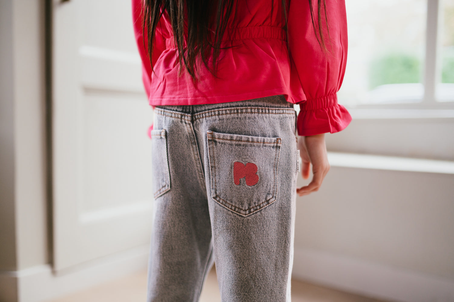 BAGGY FIT JEANS | WASHED LIGHT GREY