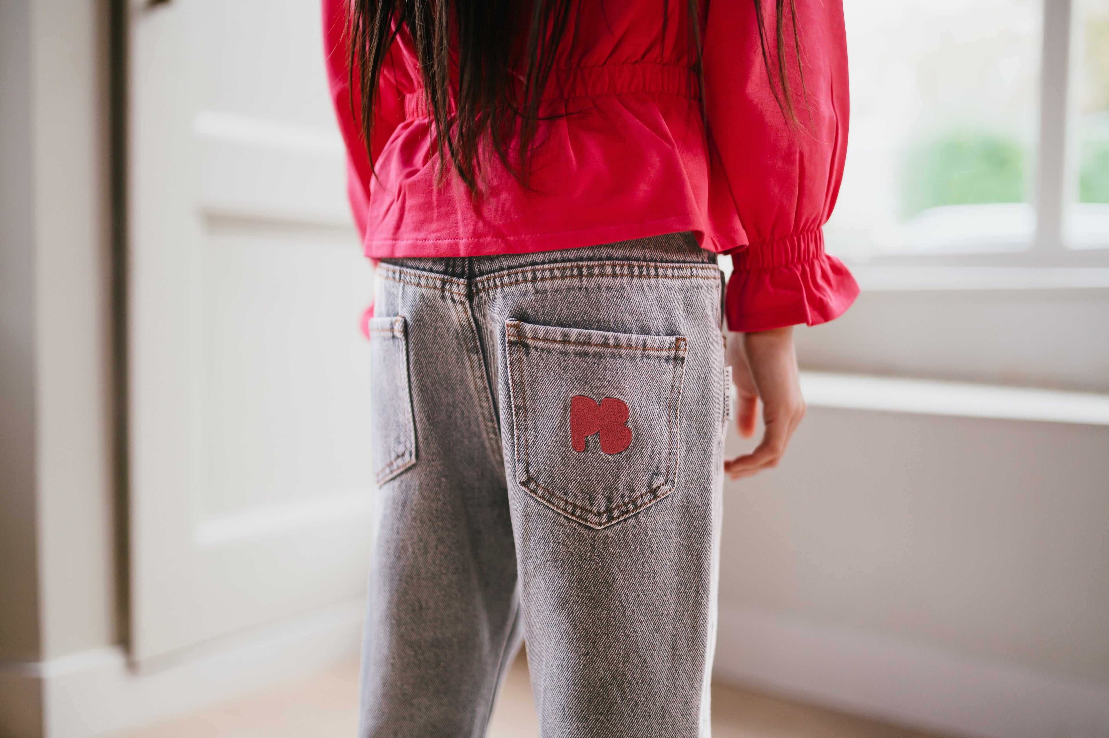 BAGGY FIT JEANS | WASHED LIGHT GREY