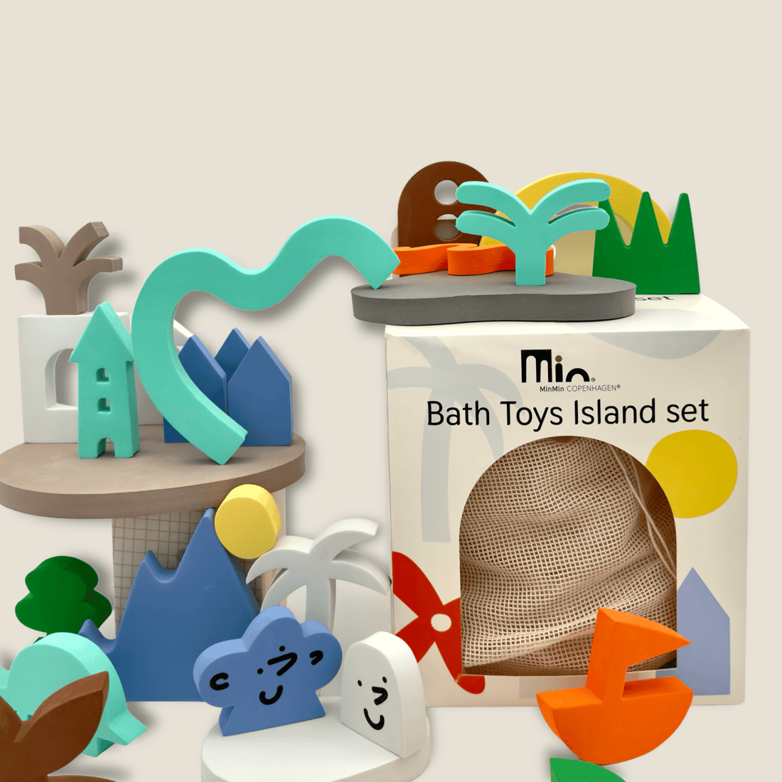 Island set - bath toys