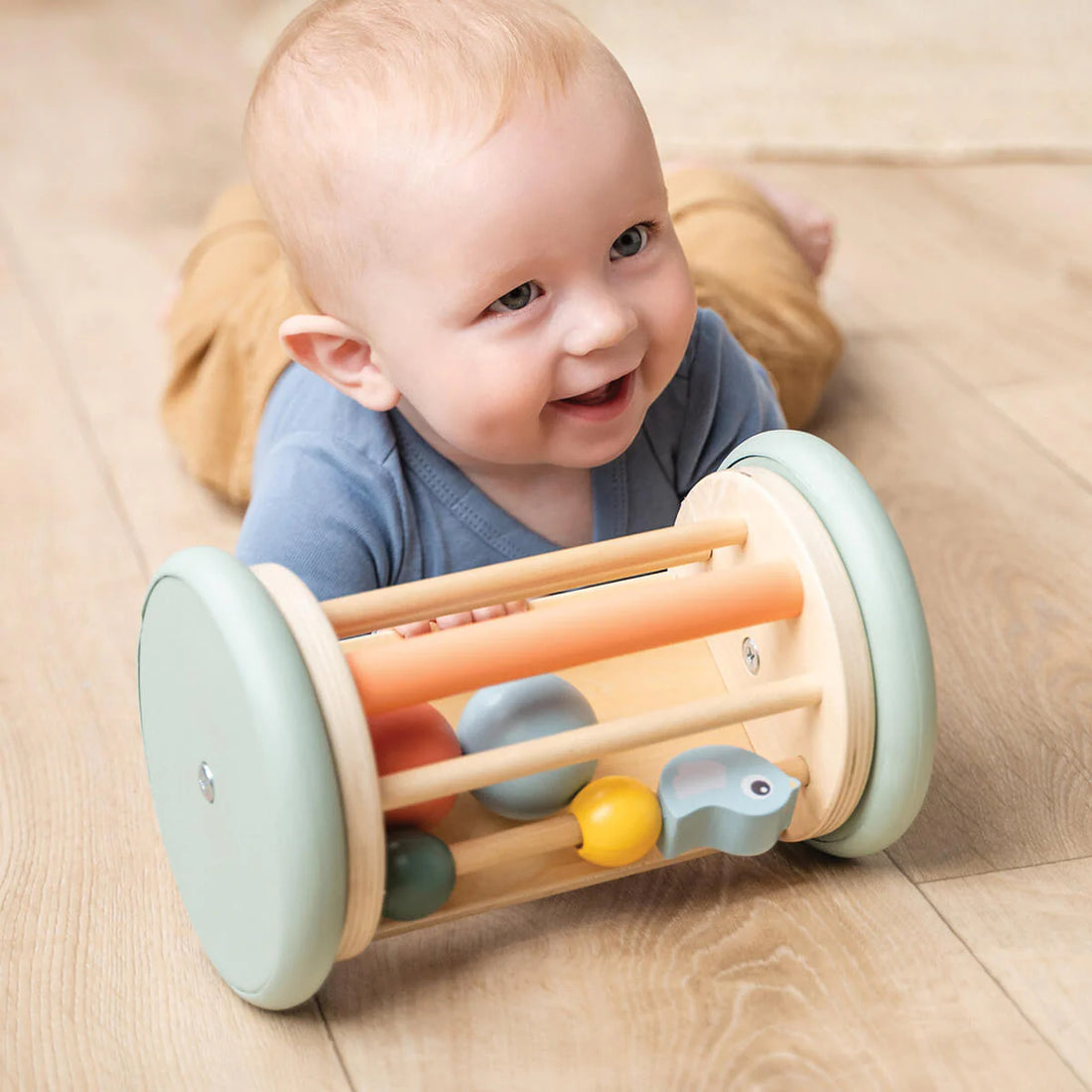 rolling activity mirror - birdee - colour mix