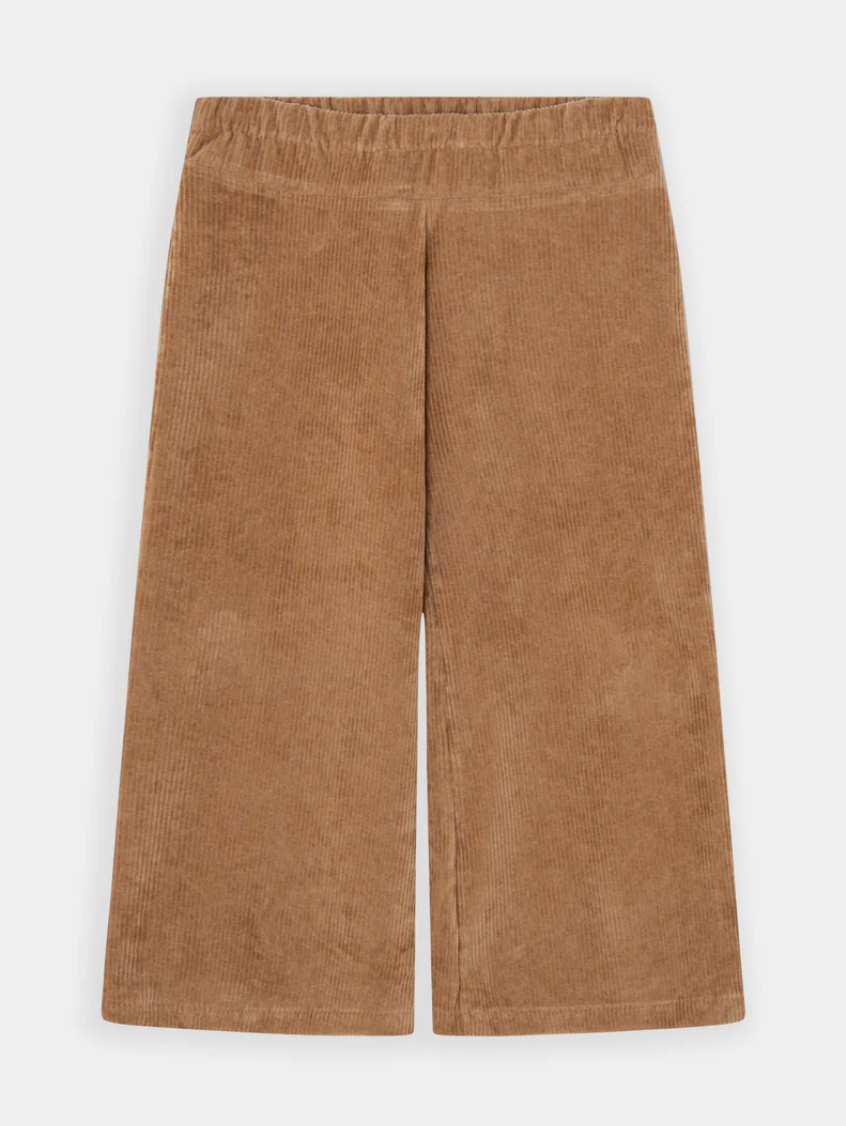 Little Talents - Brown Elastic Corduroy Trouser