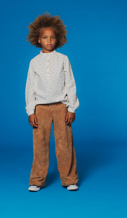 Little Talents - Brown Elastic Corduroy Trouser