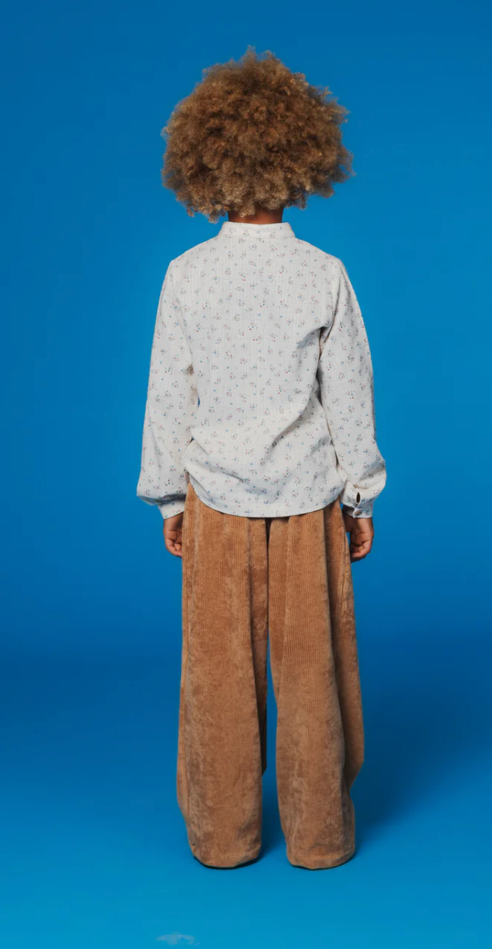 Little Talents - Brown Elastic Corduroy Trouser