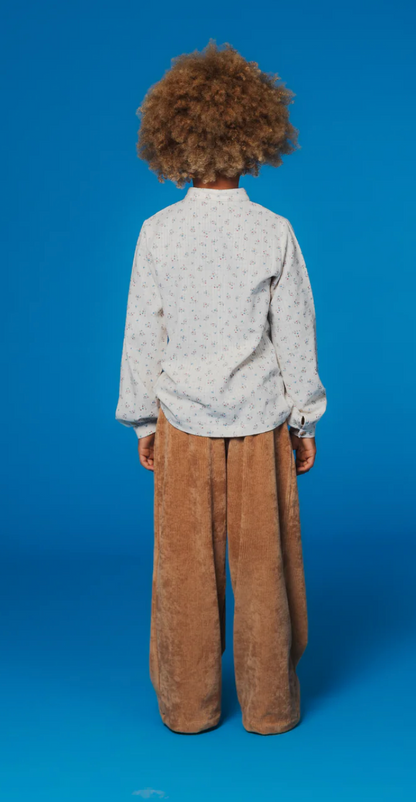 Little Talents - Brown Elastic Corduroy Trouser