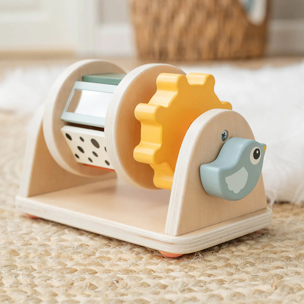 spinner activity toy - birdee - colour mix