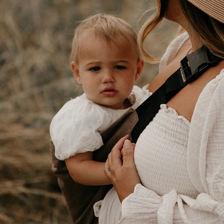 TODDLER CARRIER LINEN BROWN