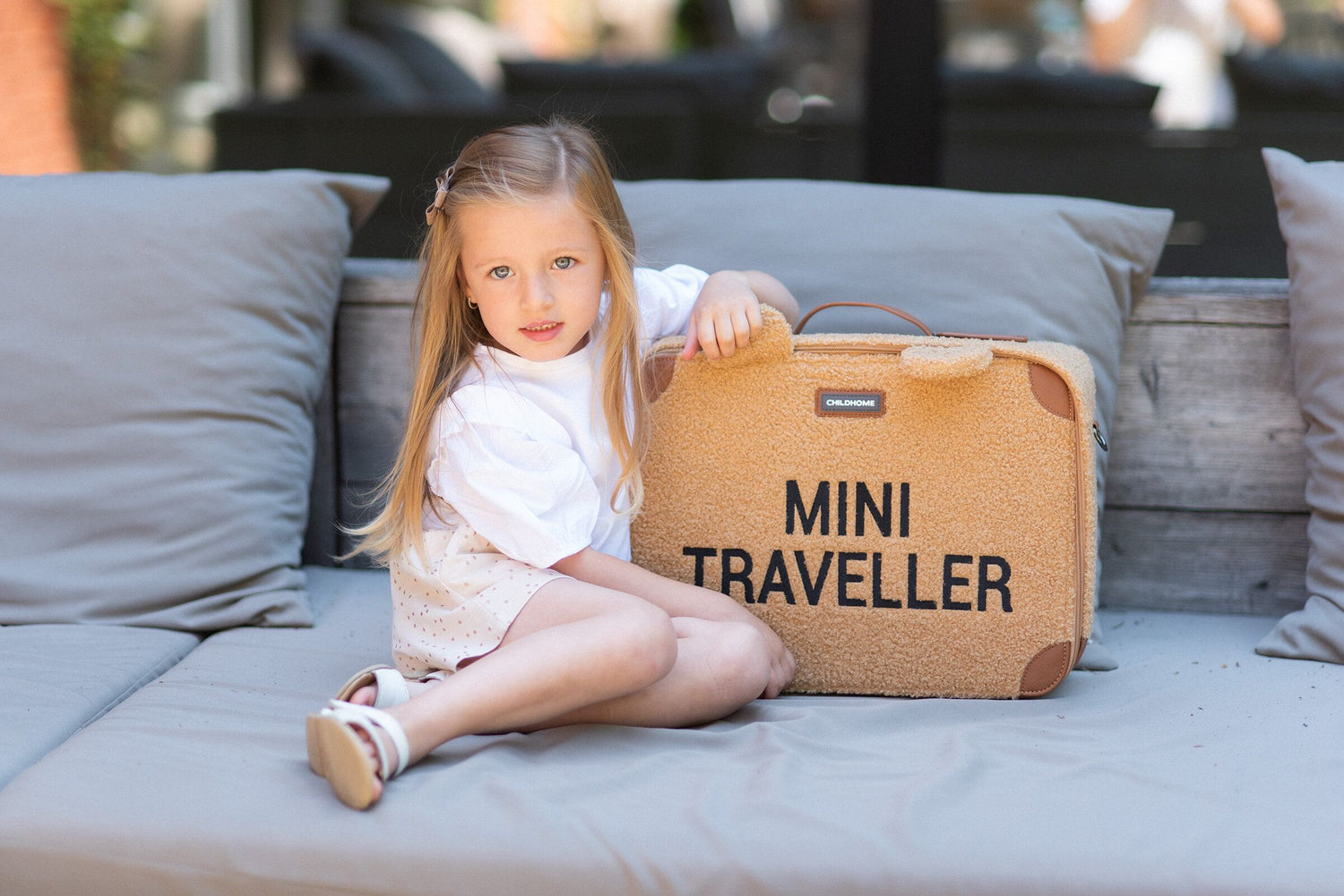 MINI TRAVELLER KIDS KINDERKOFFER - Teddy brown