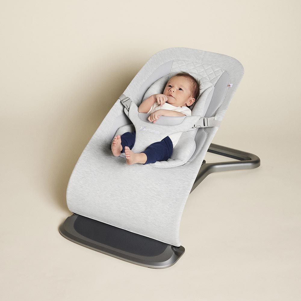 ERGOBABY 3-IN-1 EVOLVE BOUNCER: LIGHT GREY