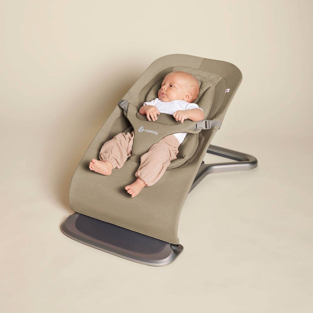 ERGOBABY 3-IN-1 EVOLVE BOUNCER: SOFT OLIVE