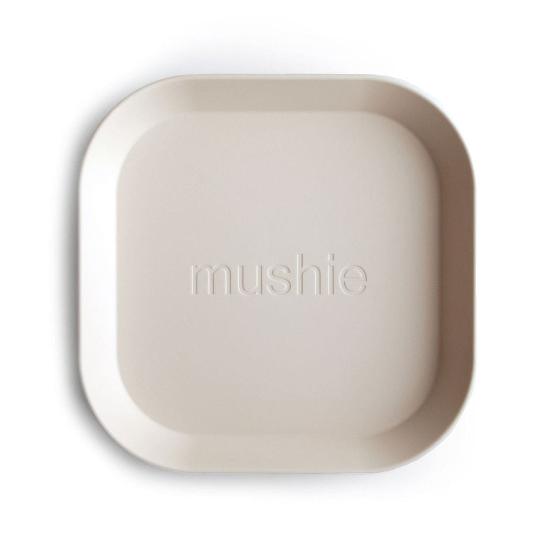 Mushie Dinner Plate - Square - Ivory LAATSTE STUK