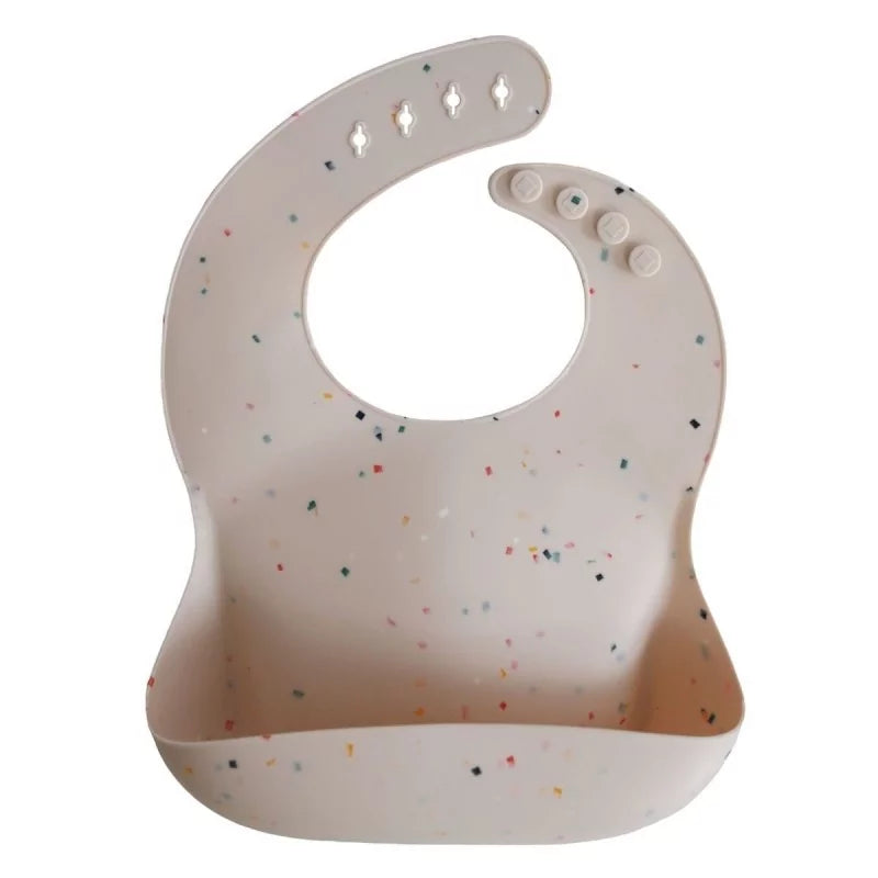 Mushie - Silicone bib - Vanilla confetti