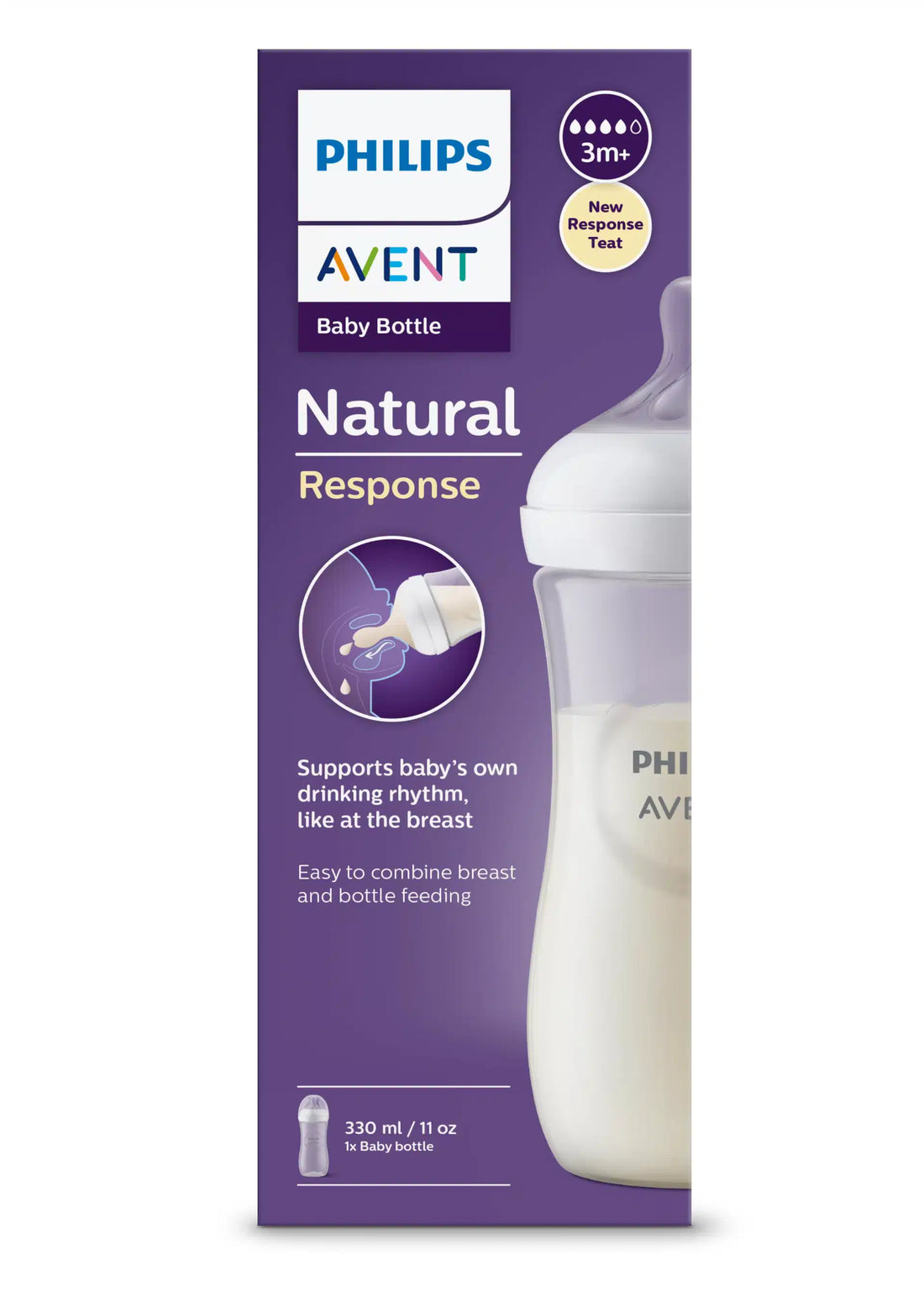 Babyfles Natural Response zuigfles 330 ml